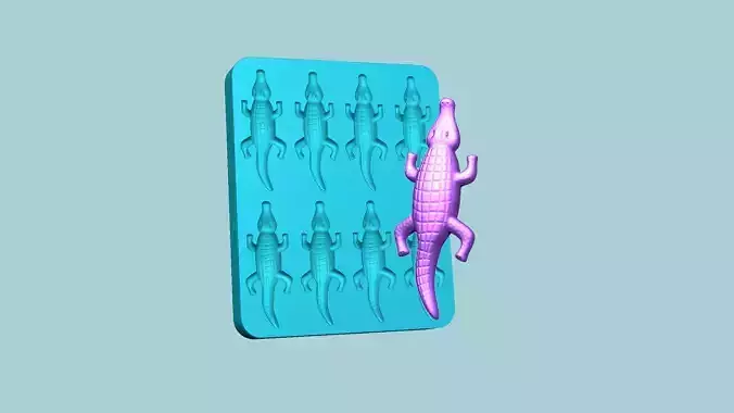 Jelly Candy Molding Crocodile - Gummy Mould