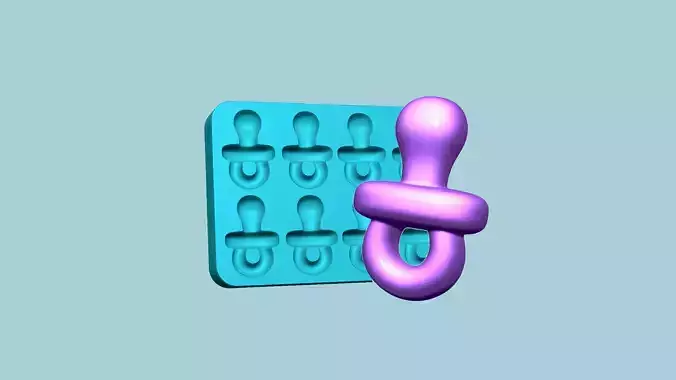 Jelly Candy Molding Pacifier - Gummy Mould