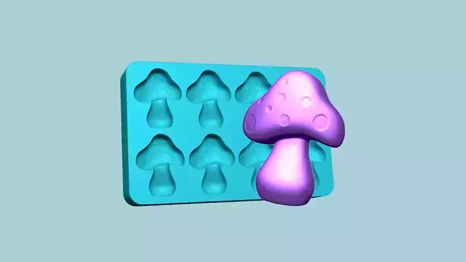 Jelly Candy Molding Mushroom - Gummy Mould
