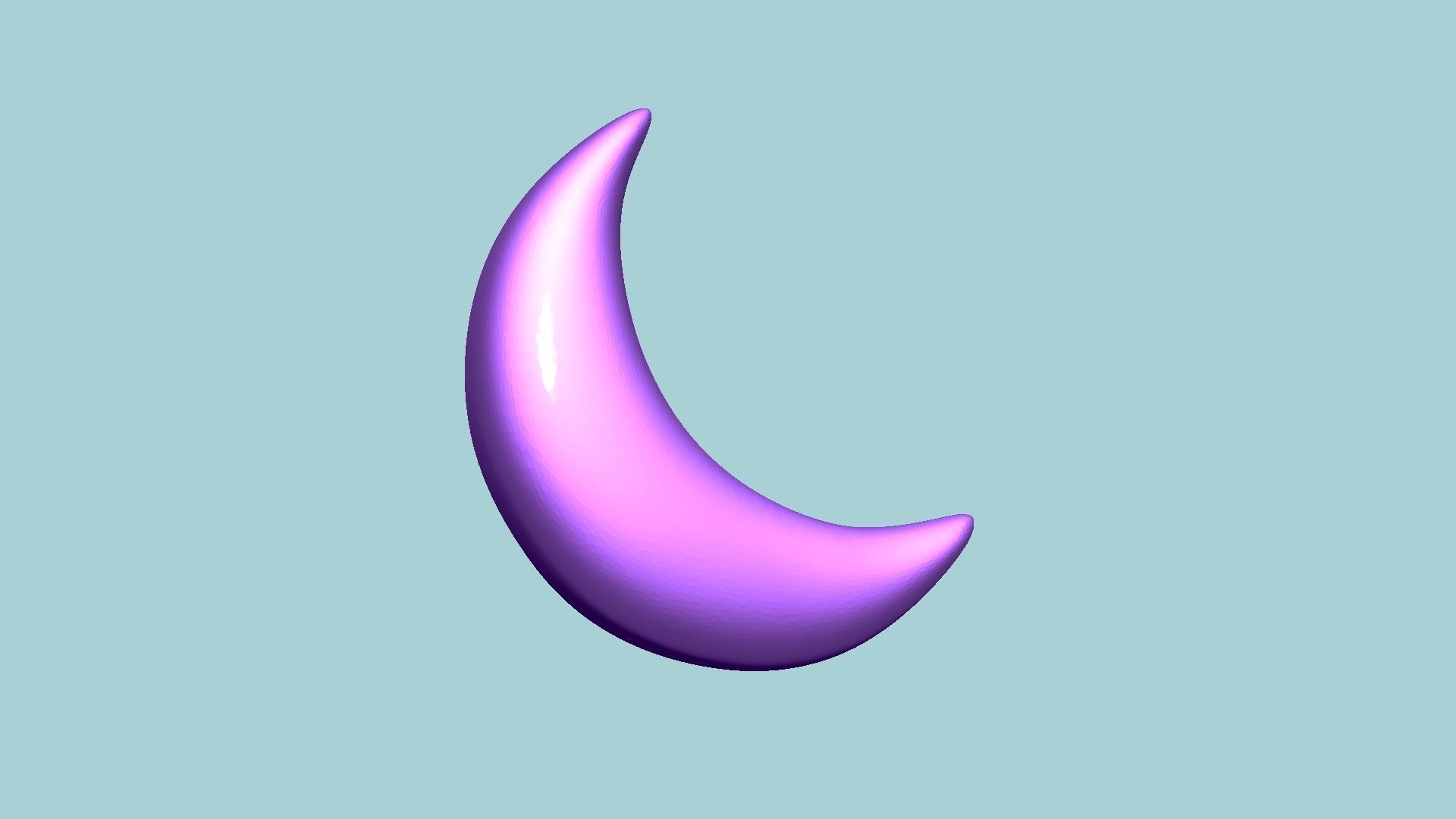 Jelly Candy Molding Moon - Gummy Mould 3D print model_8