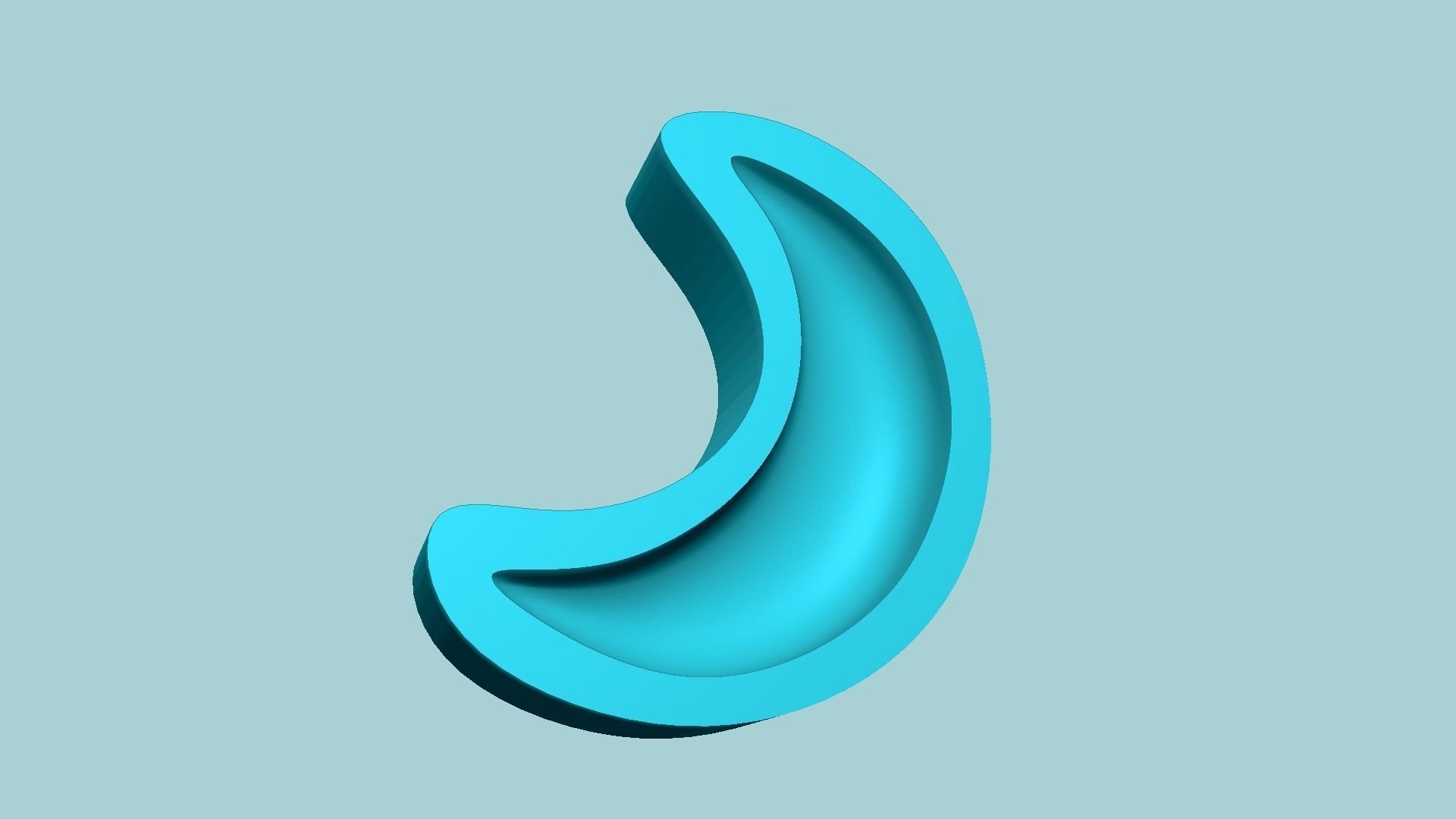 Jelly Candy Molding Moon - Gummy Mould 3D print model_4