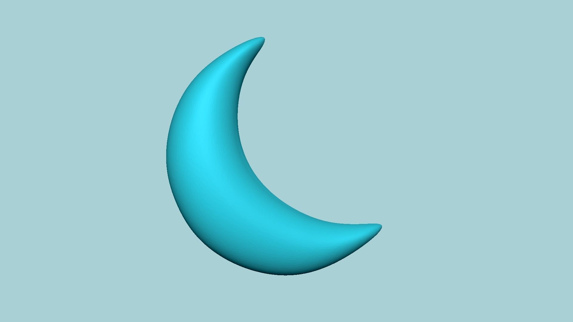 Jelly Candy Molding Moon - Gummy Mould 3D print model_2