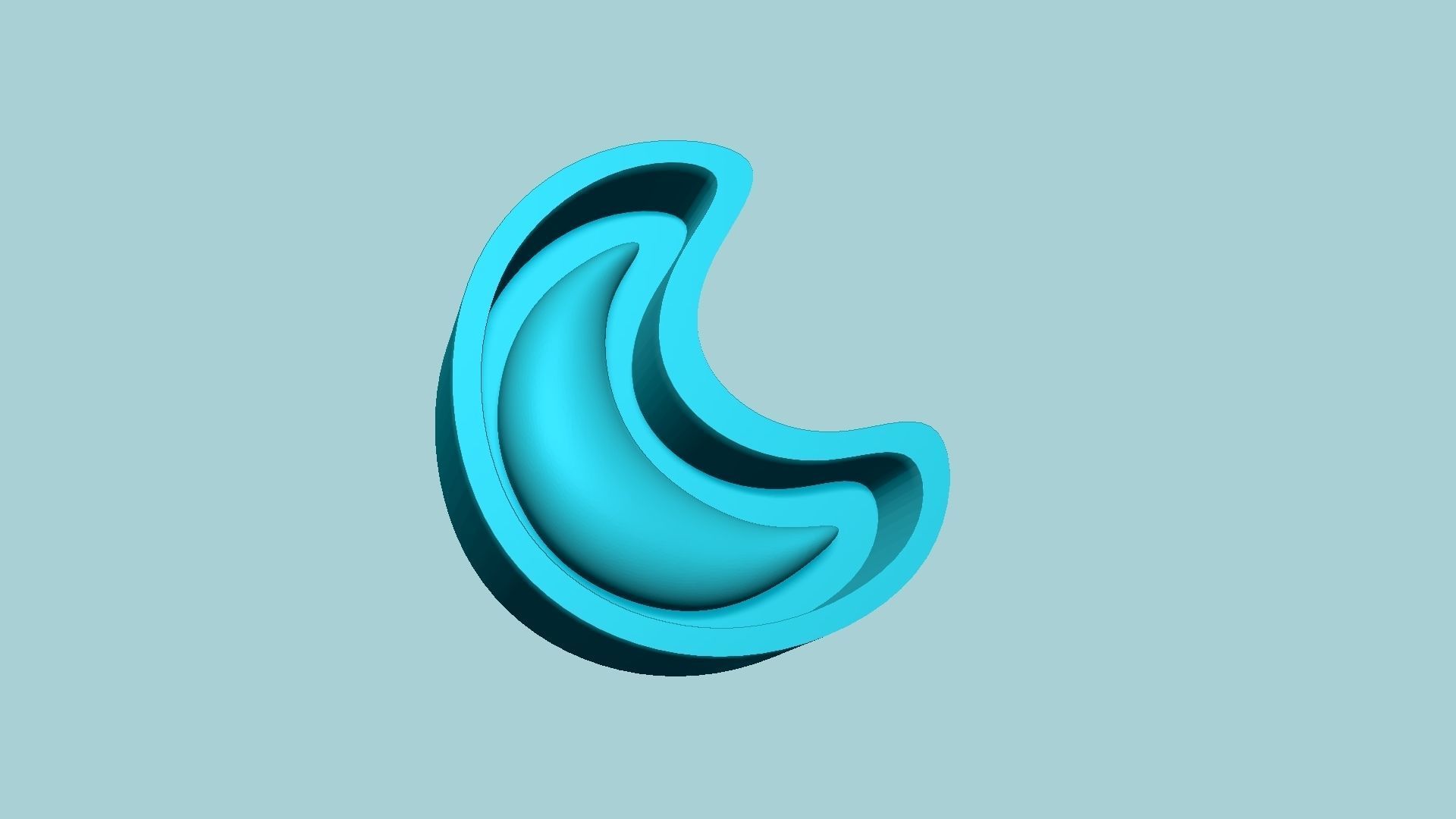 Jelly Candy Molding Moon - Gummy Mould 3D print model_5