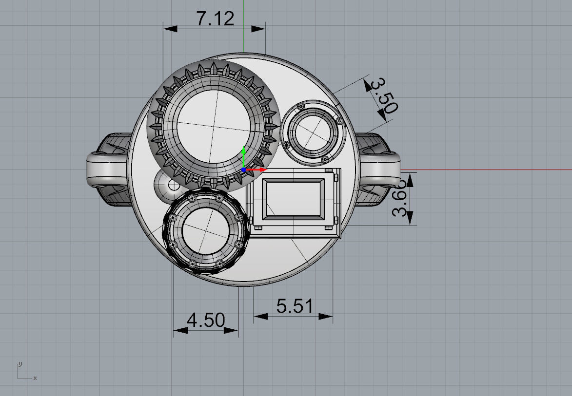 ring fortress 3D print model_12