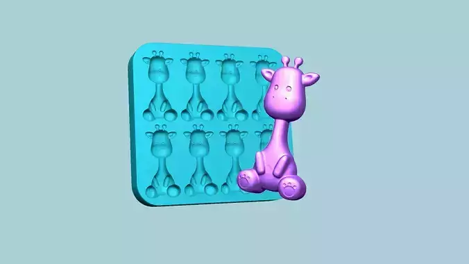Jelly Candy Molding Giraffe - Gummy Mould