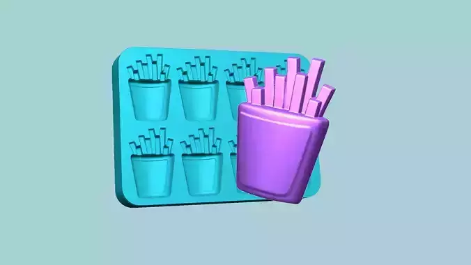 Jelly Candy Molding French Fries - Gummy Mould