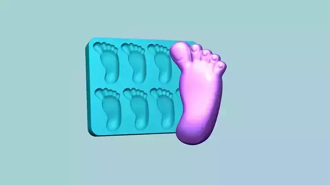 Jelly Candy Molding Foot - Gummy Mould