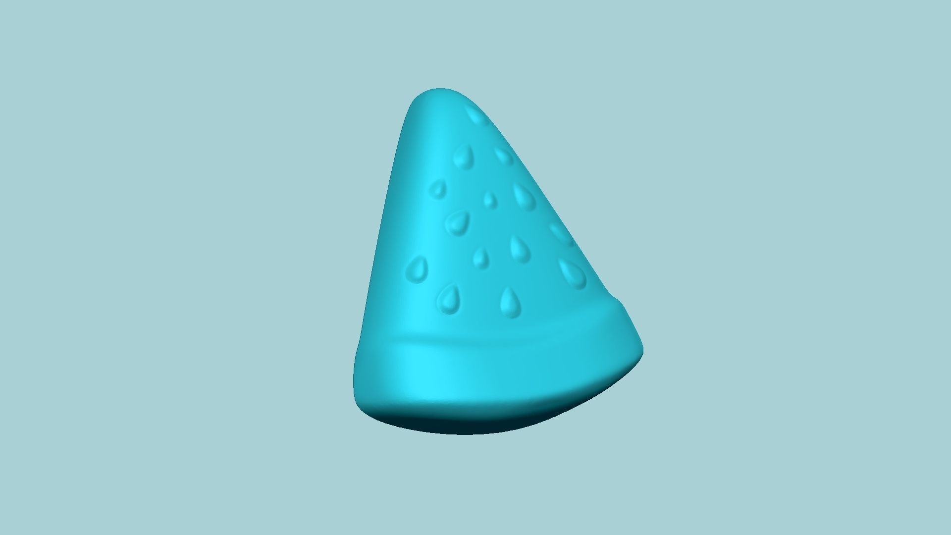 Jelly Candy Molding Watermelon - Gummy Mould 3D print model_3