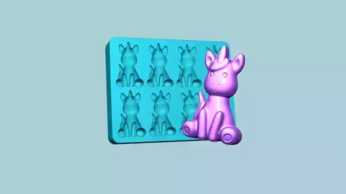 Jelly Candy Molding Unicorn - Gummy Mould