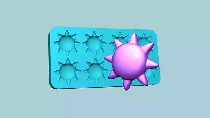 Jelly Candy Molding Sun - Gummy Mould