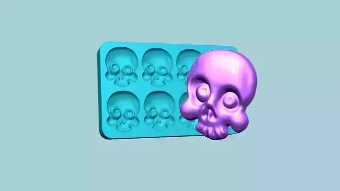 Jelly Candy Molding Skull - Gummy Mould