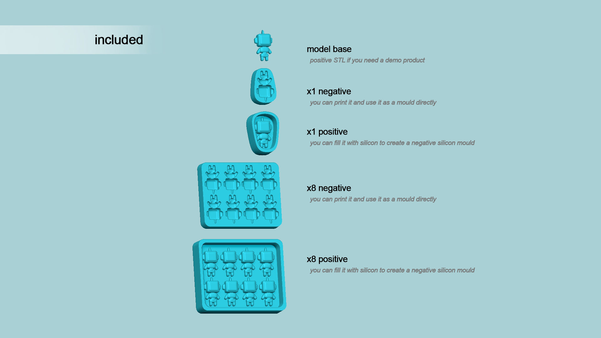 Jelly Candy Molding Robot - Gummy Mould 3D print model_1