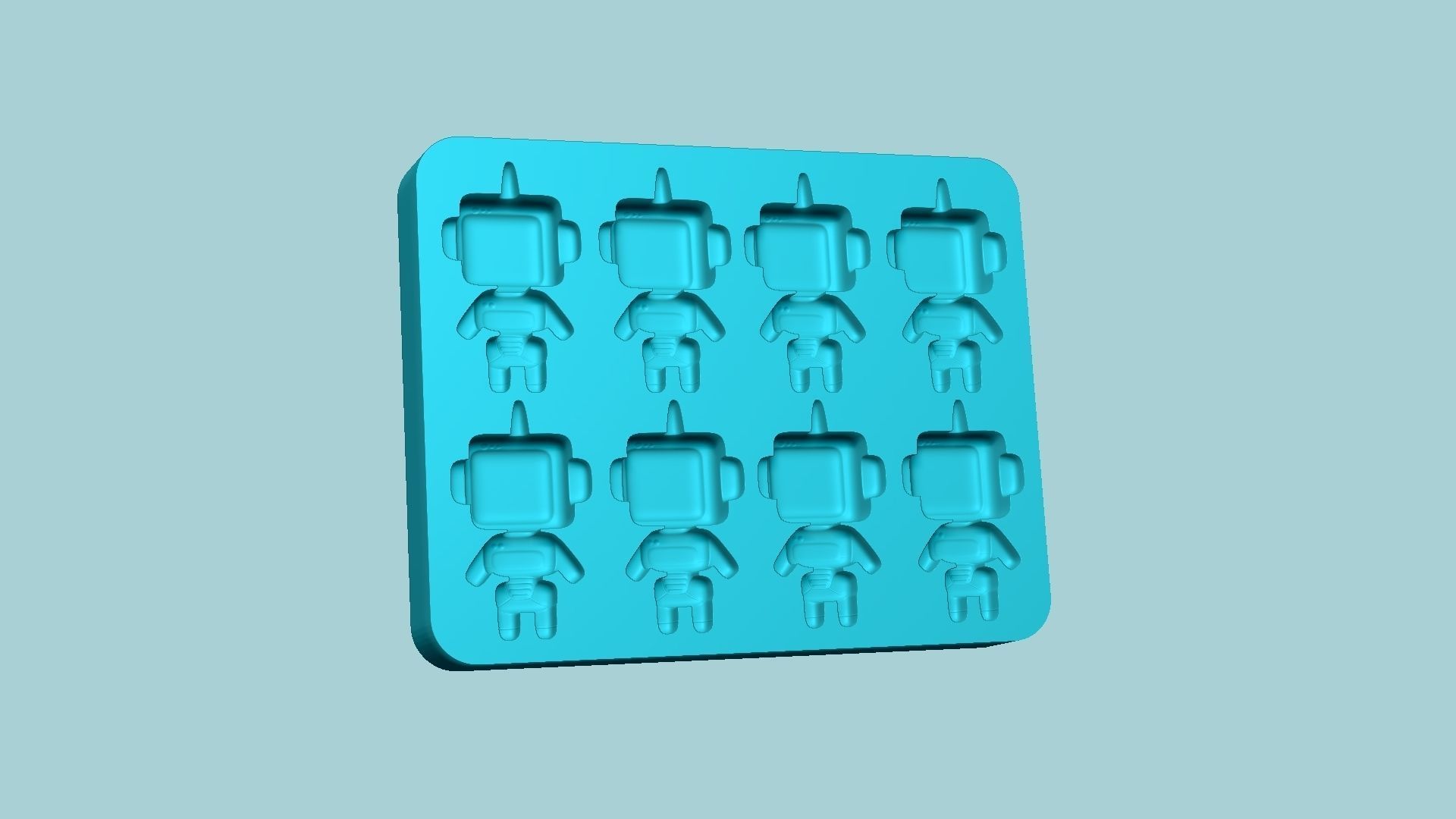 Jelly Candy Molding Robot - Gummy Mould 3D print model_6