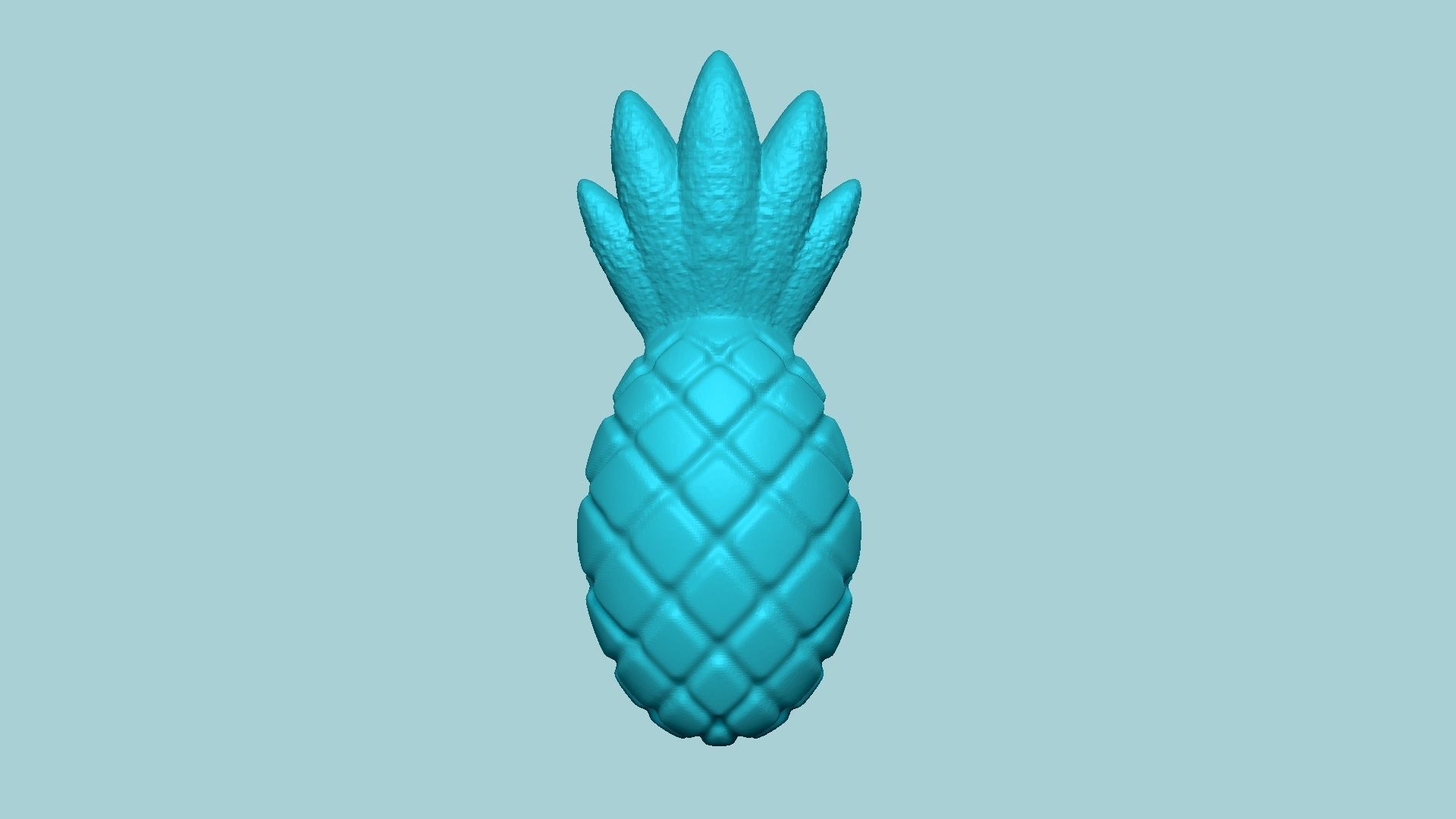 Jelly Candy Molding Pineapple - Gummy Mould 3D print model_2