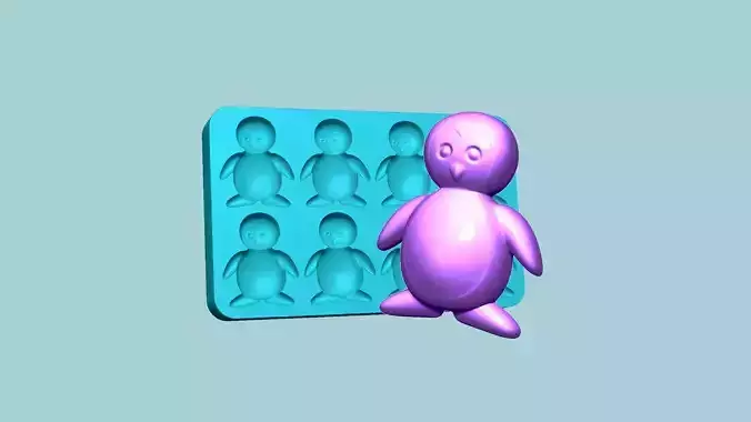 Jelly Candy Molding Penguim - Gummy Mould