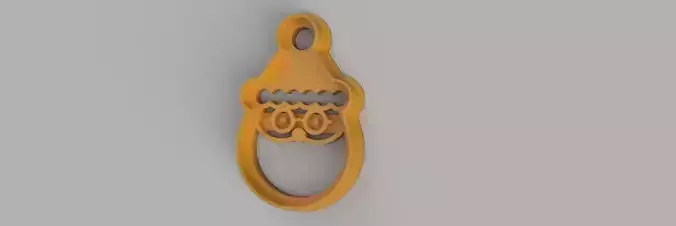 santa claus COOKIE CUTTER 3D print model