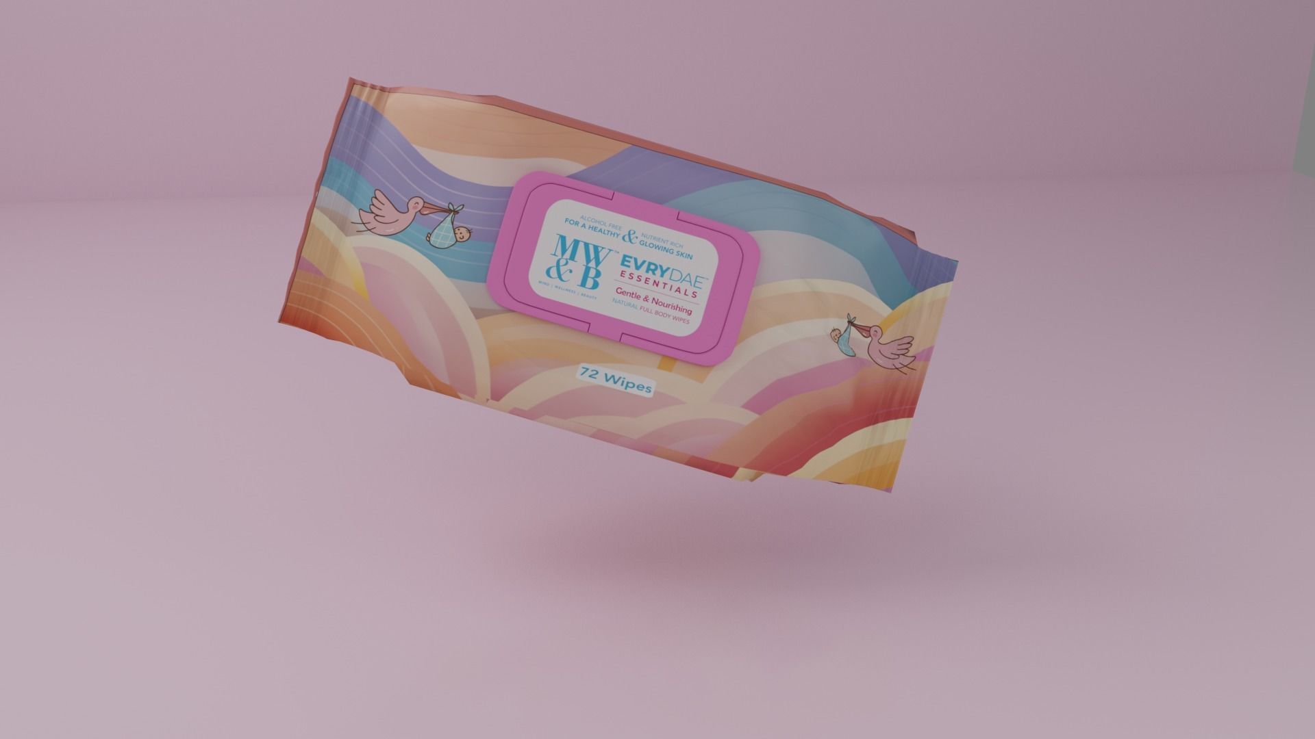 Baby Wipe Bliss 3D model_2