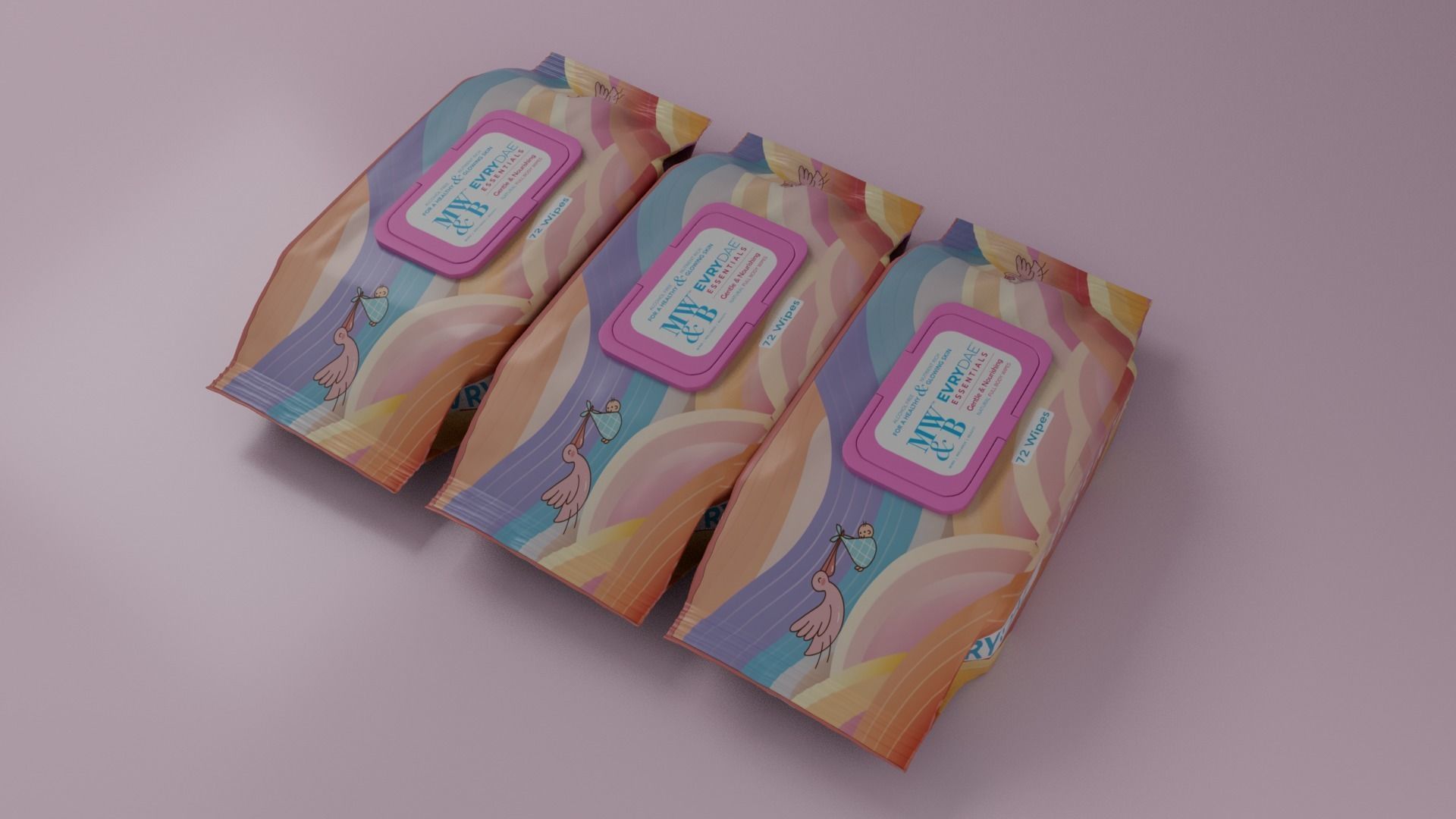 Baby Wipe Bliss 3D model_1