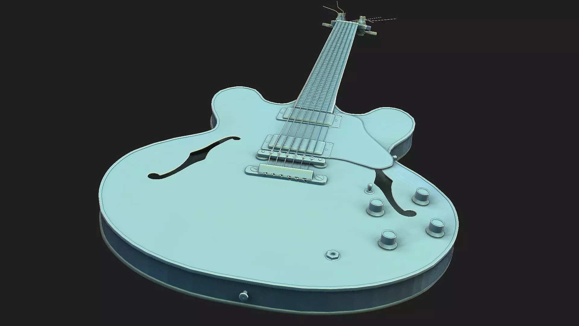 gibson es-335 3D model