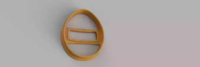 SET 3 COOKIE CUTTER 3D print model easter egg