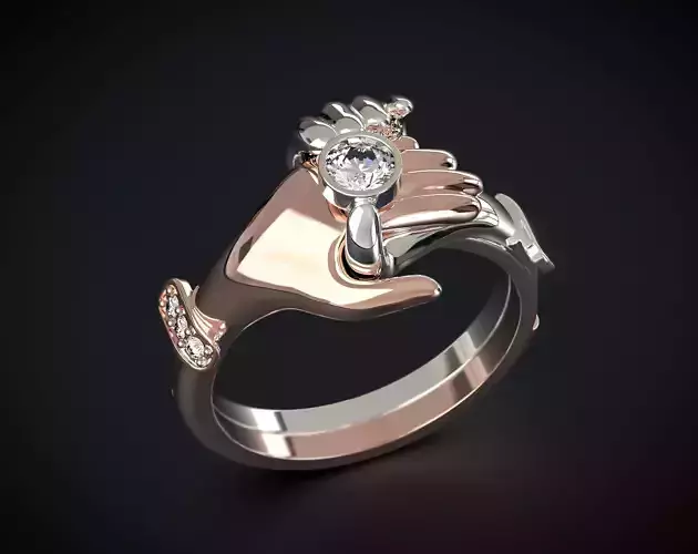 AN UNUSUAL RING FOR THE BRIDE Printable Model