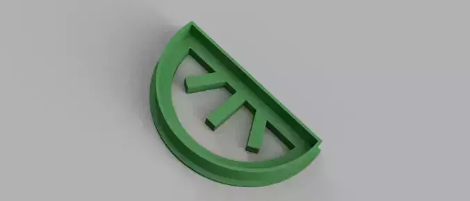 SET 4 COOKIE CUTTER 3D print model watermelon