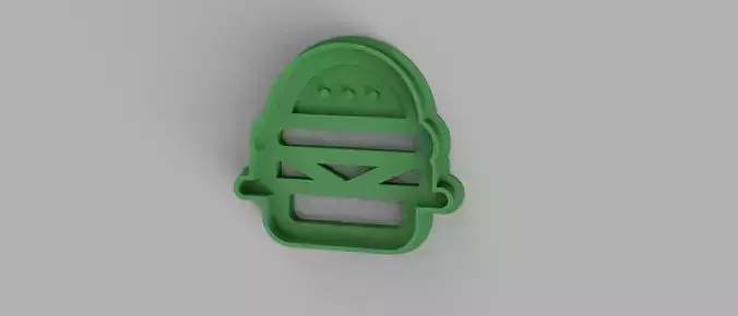 SET 4 COOKIE CUTTER 3D print model burger