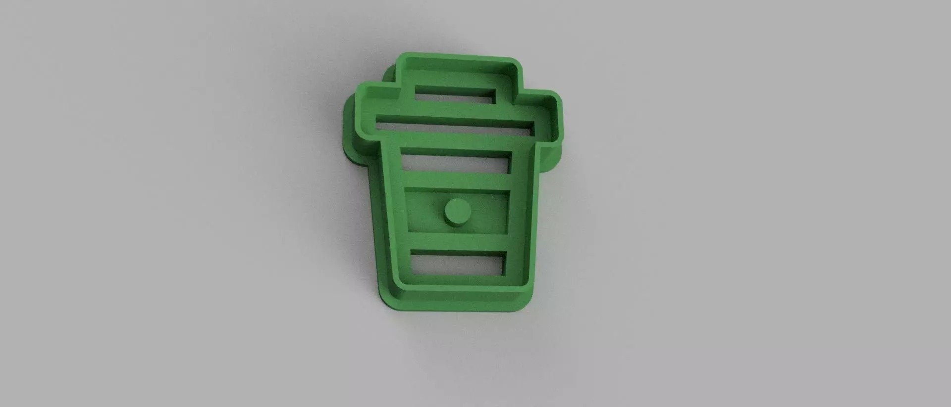 SET 5 COOKIE CUTTER 3D print model coffee 3D print model