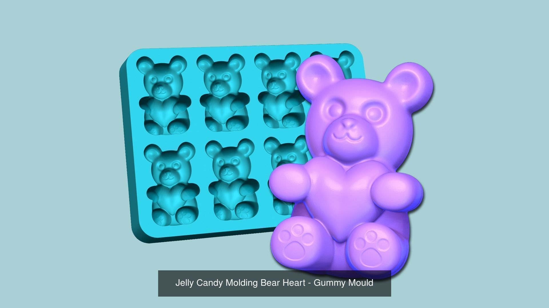 102 Jelly Candy Moldings Collection - Gummy Mould _23