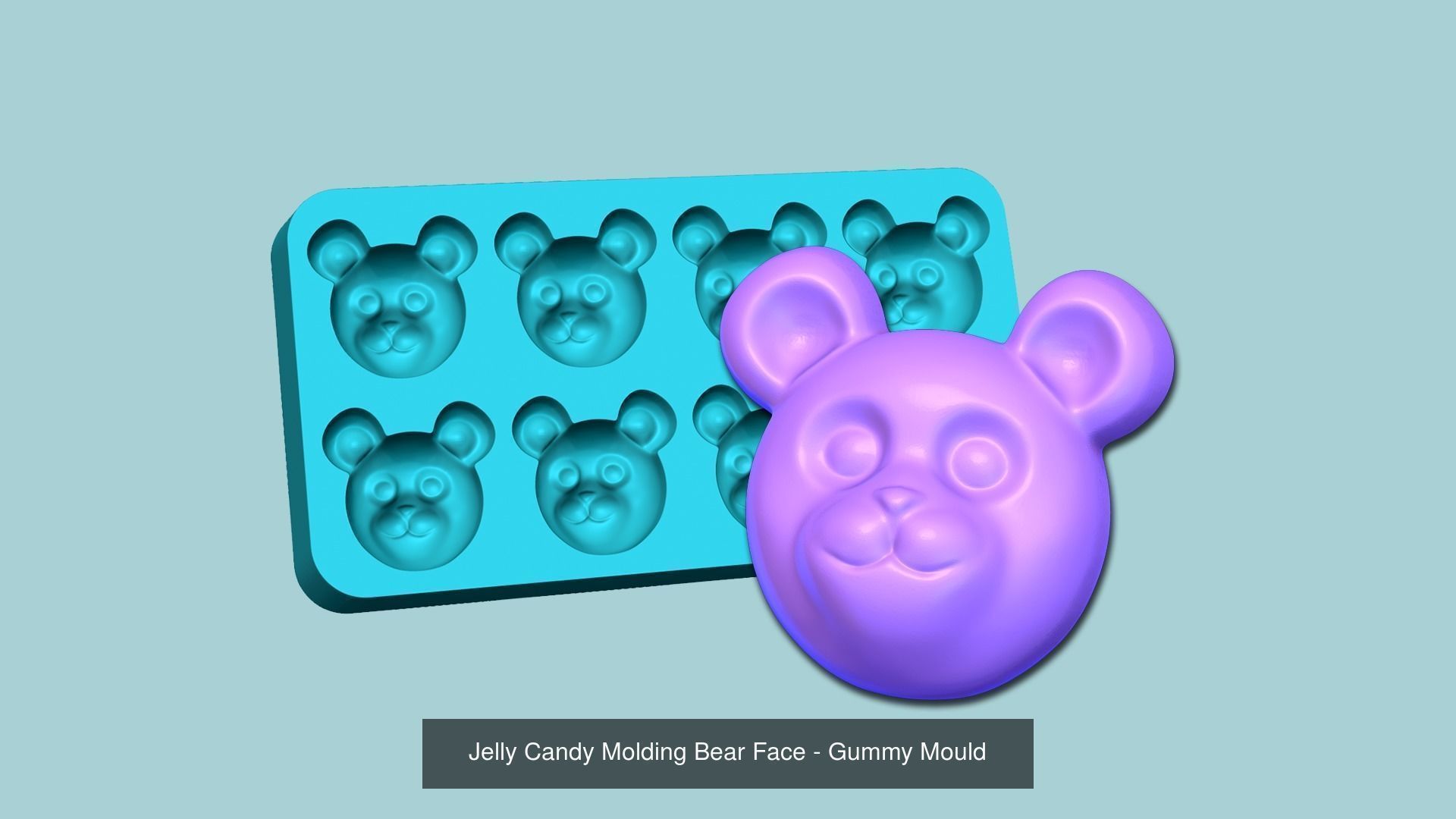 102 Jelly Candy Moldings Collection - Gummy Mould _24