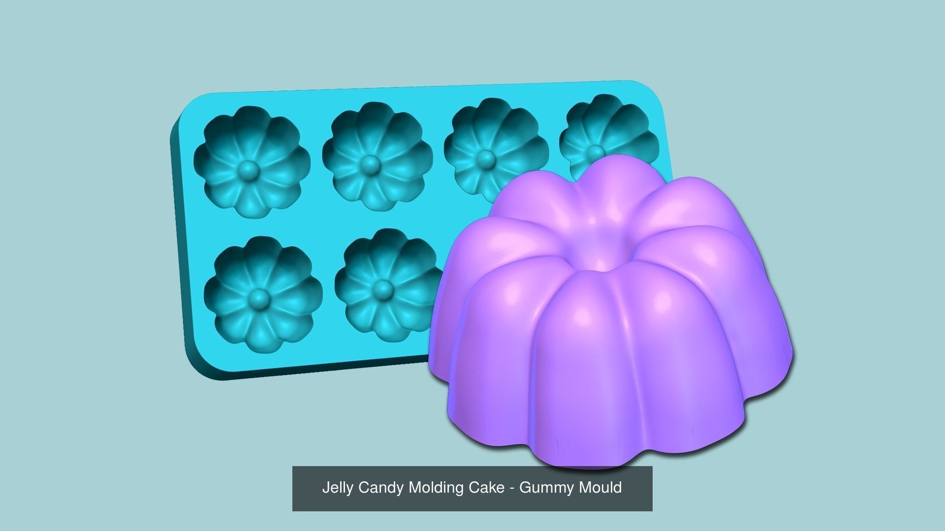 102 Jelly Candy Moldings Collection - Gummy Mould _21
