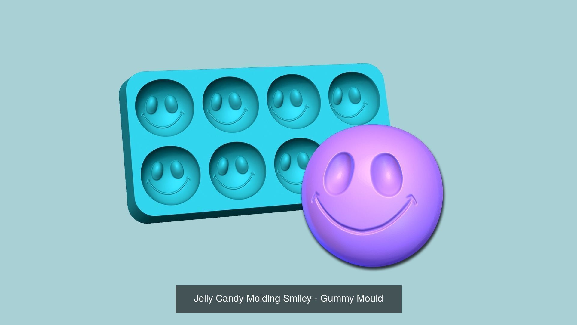 102 Jelly Candy Moldings Collection - Gummy Mould _8