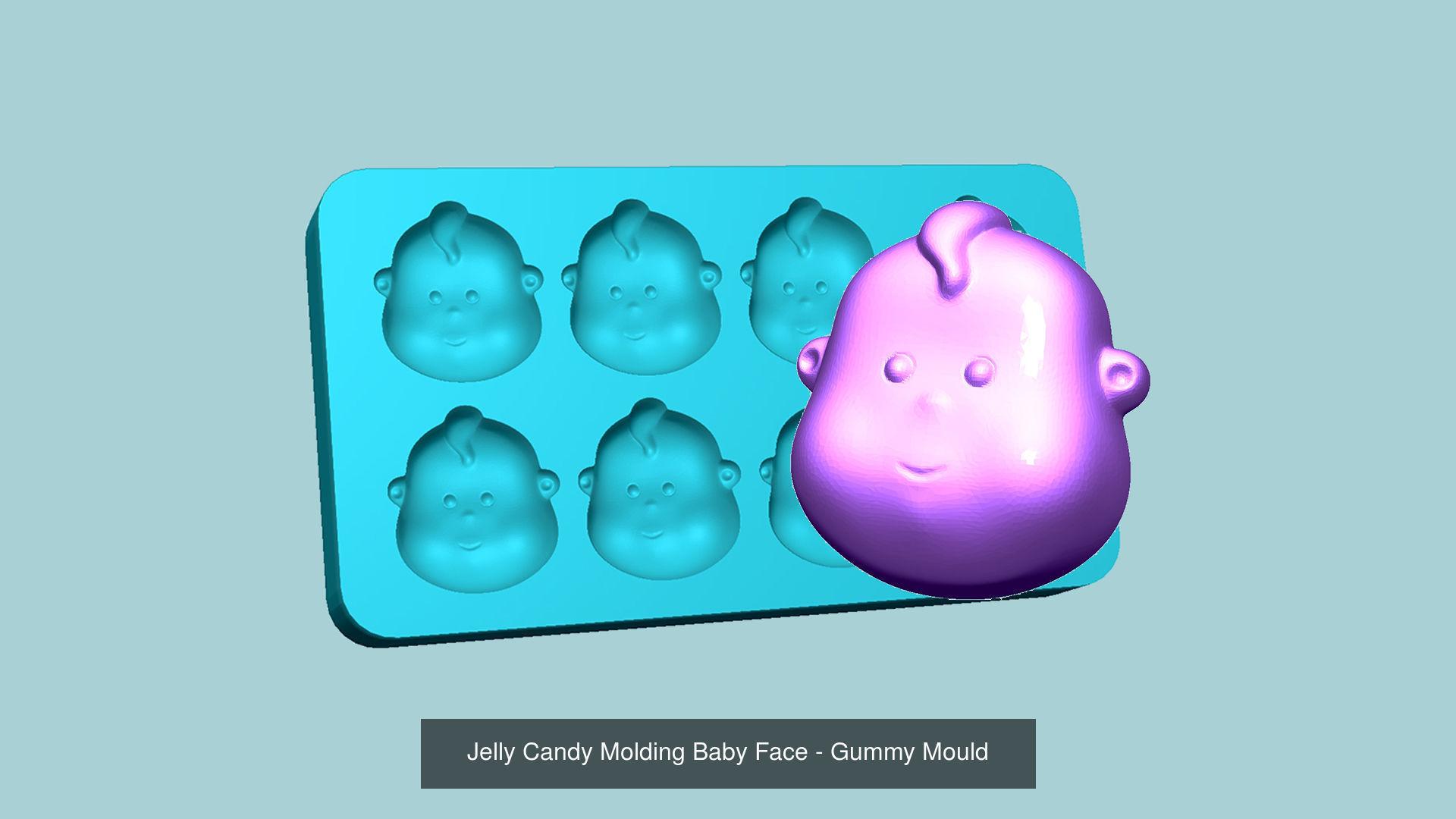 102 Jelly Candy Moldings Collection - Gummy Mould _39