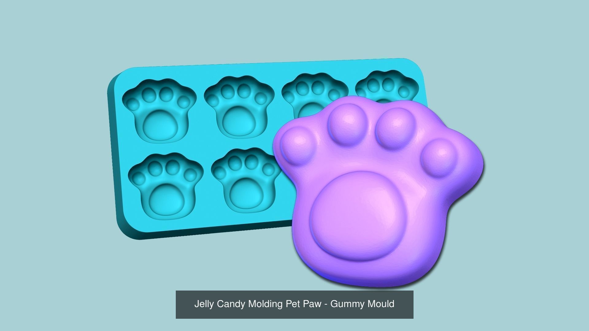 102 Jelly Candy Moldings Collection - Gummy Mould _12