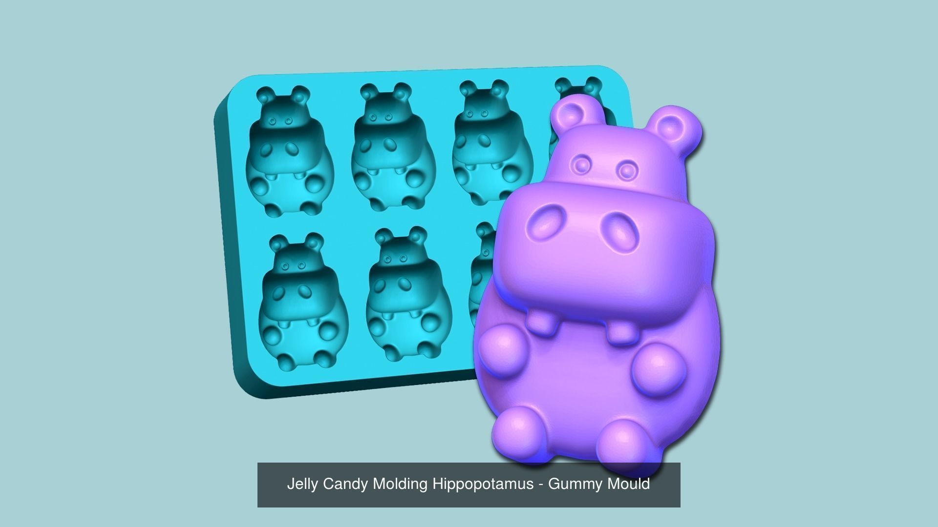 102 Jelly Candy Moldings Collection - Gummy Mould _15