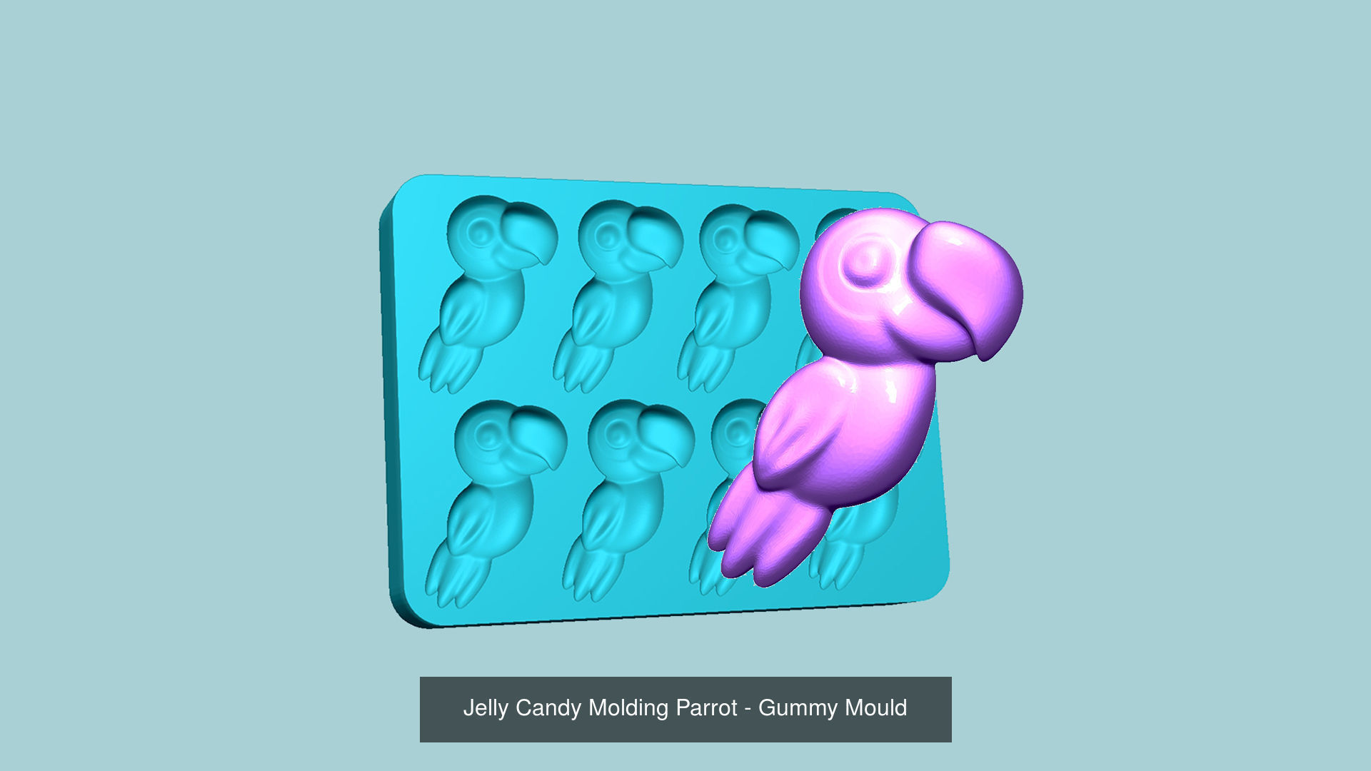 102 Jelly Candy Moldings Collection - Gummy Mould _66