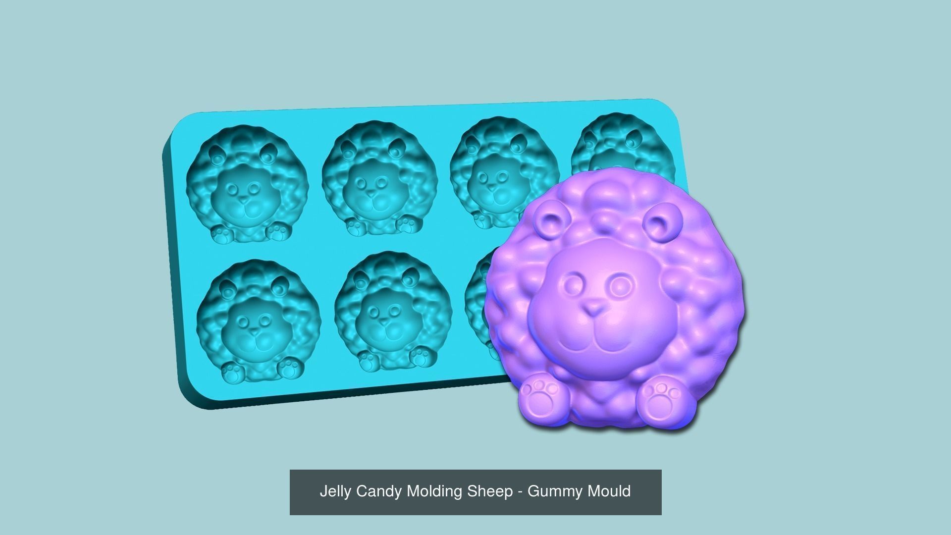 102 Jelly Candy Moldings Collection - Gummy Mould _9