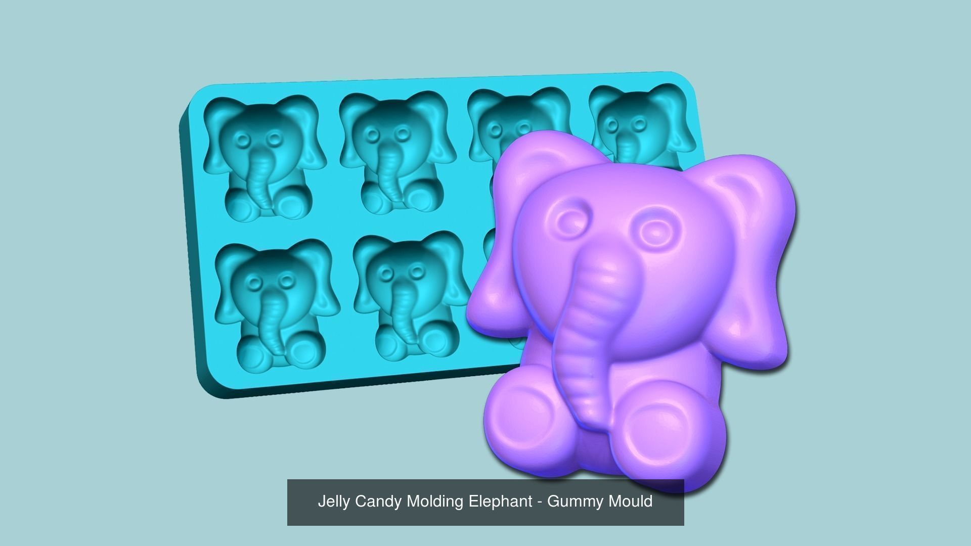 102 Jelly Candy Moldings Collection - Gummy Mould _17