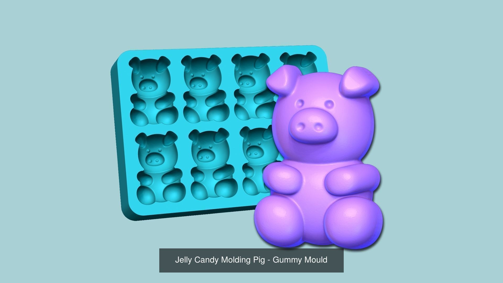 102 Jelly Candy Moldings Collection - Gummy Mould _11