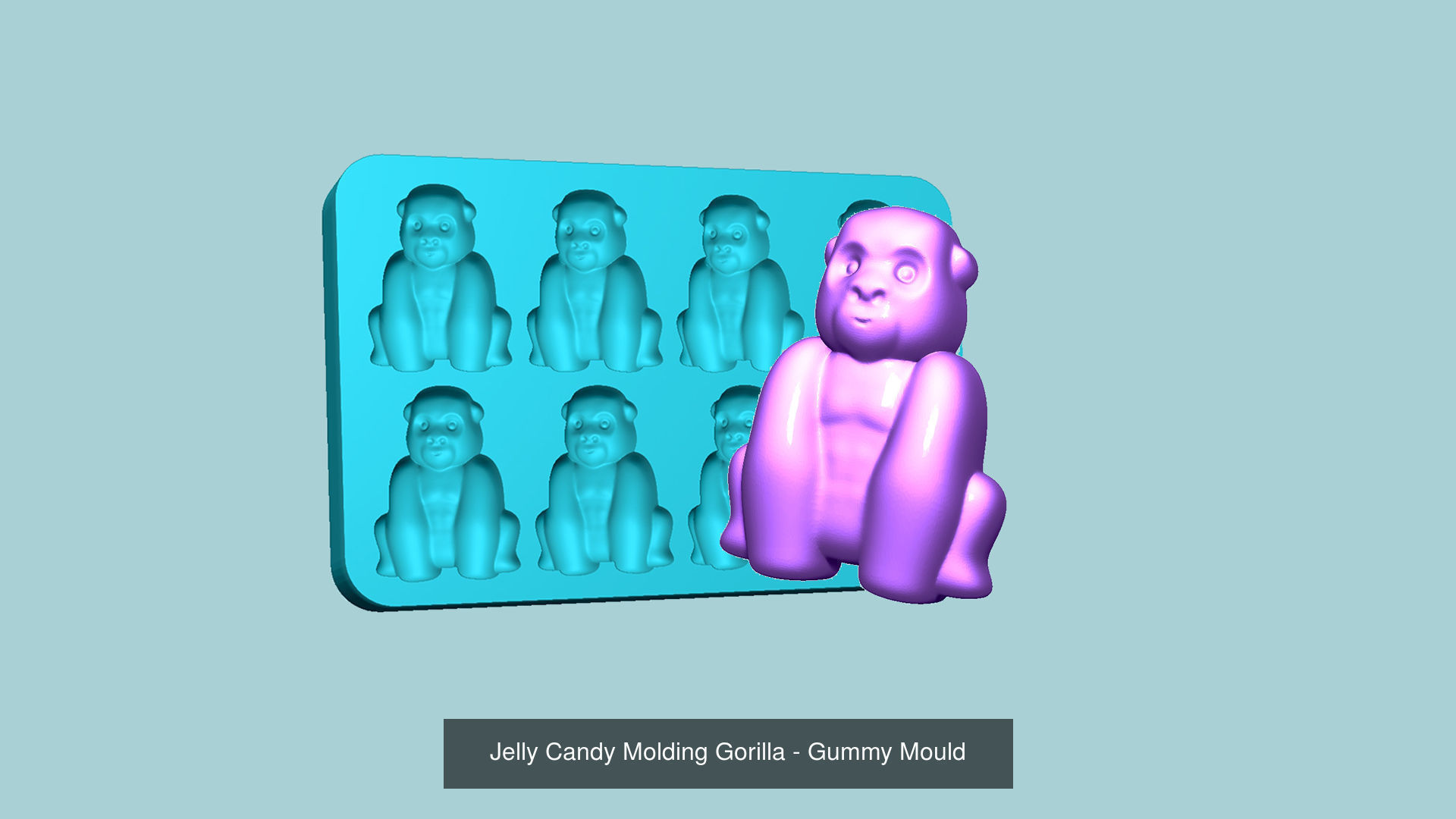 102 Jelly Candy Moldings Collection - Gummy Mould _80