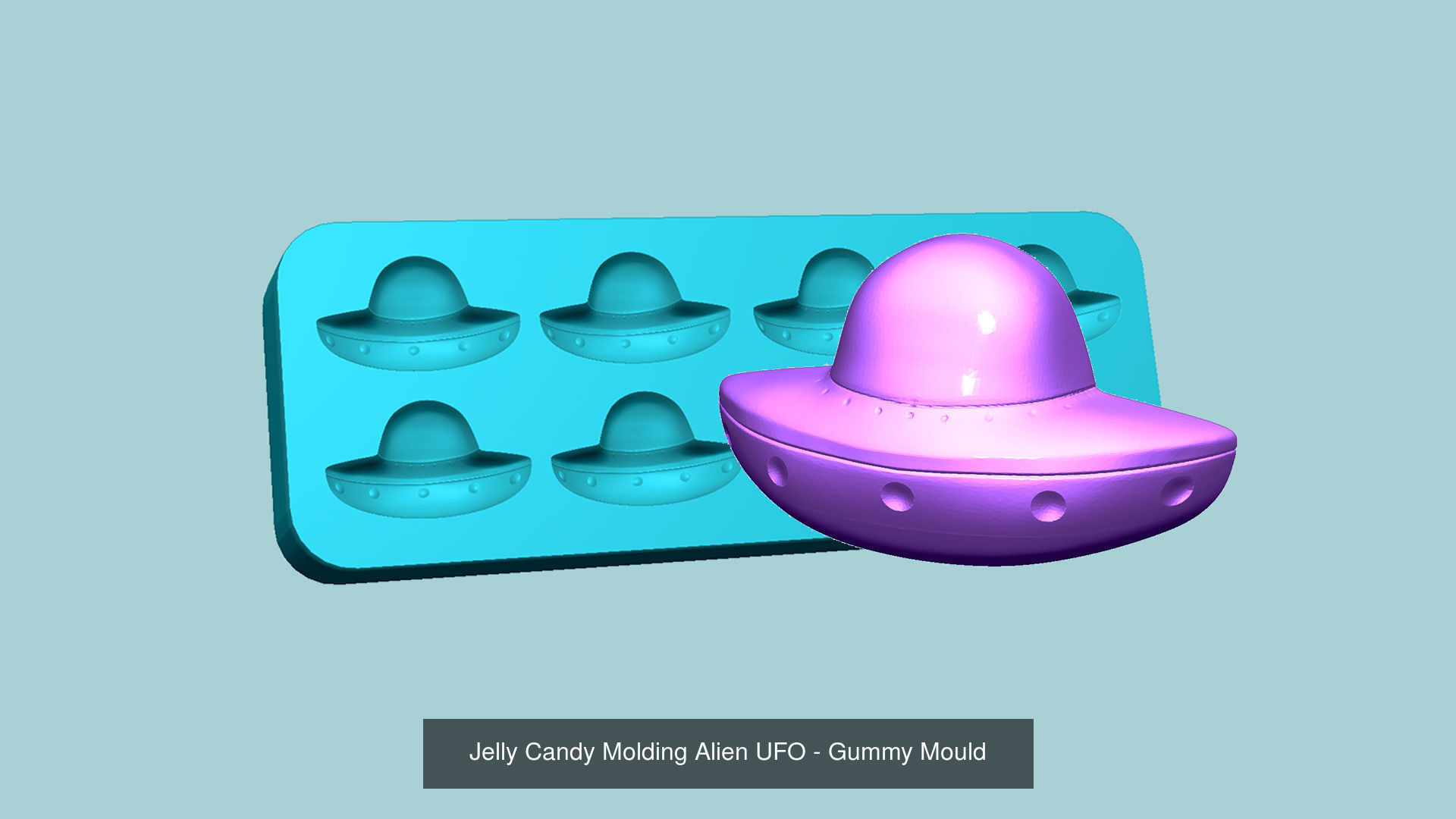 102 Jelly Candy Moldings Collection - Gummy Mould _43