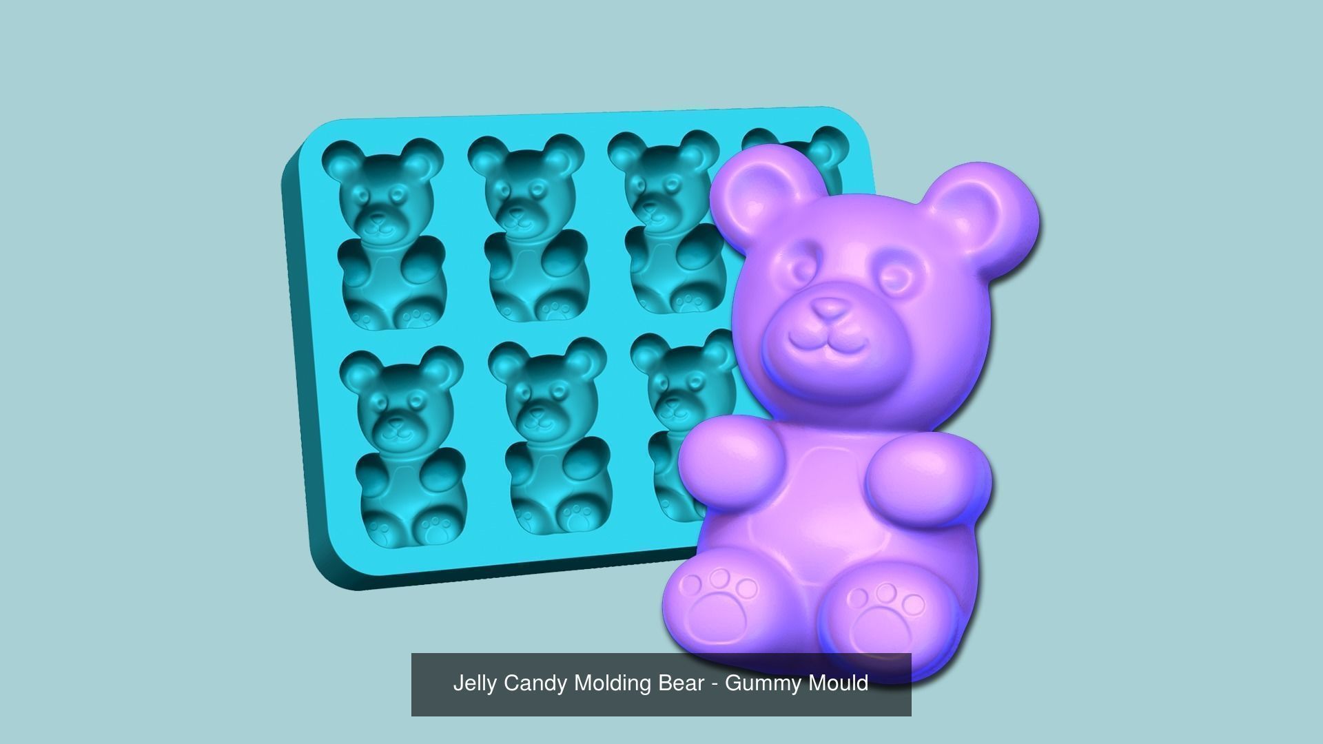 102 Jelly Candy Moldings Collection - Gummy Mould _25