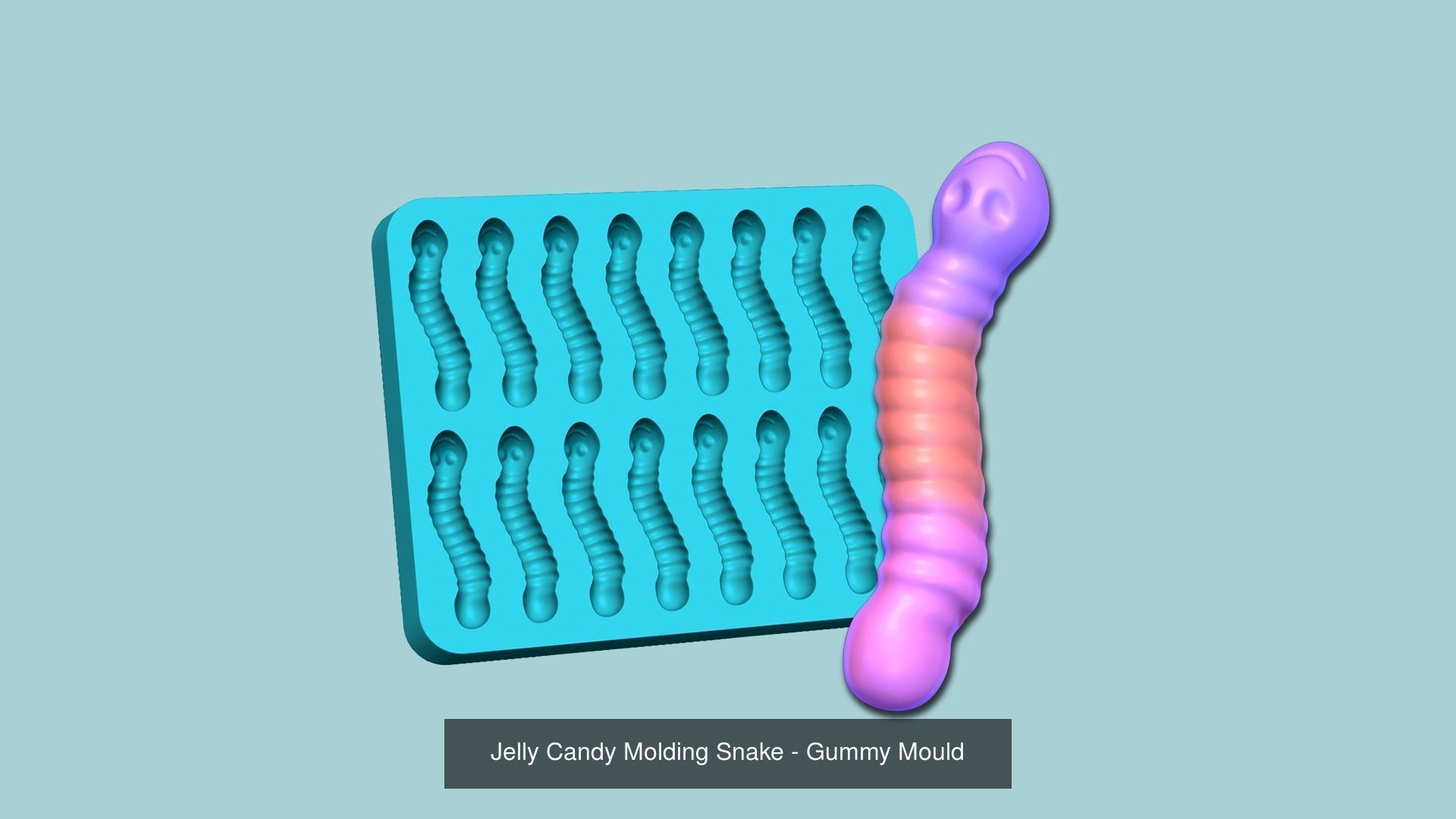 102 Jelly Candy Moldings Collection - Gummy Mould _7