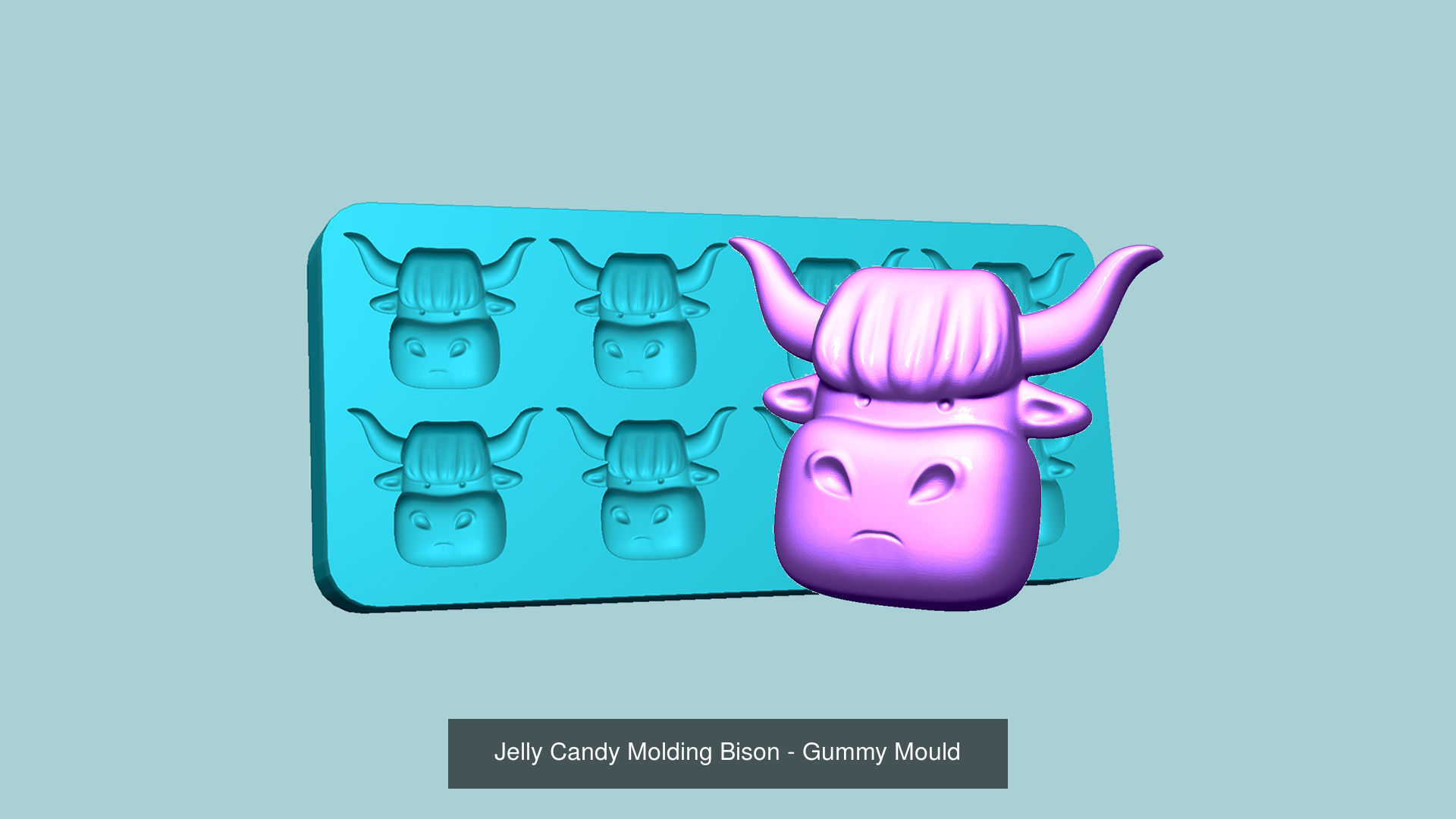 102 Jelly Candy Moldings Collection - Gummy Mould _33