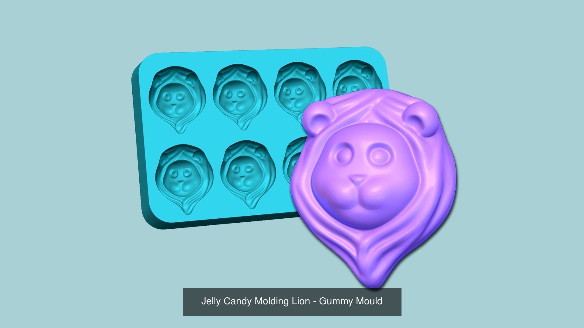 102 Jelly Candy Moldings Collection - Gummy Mould _14