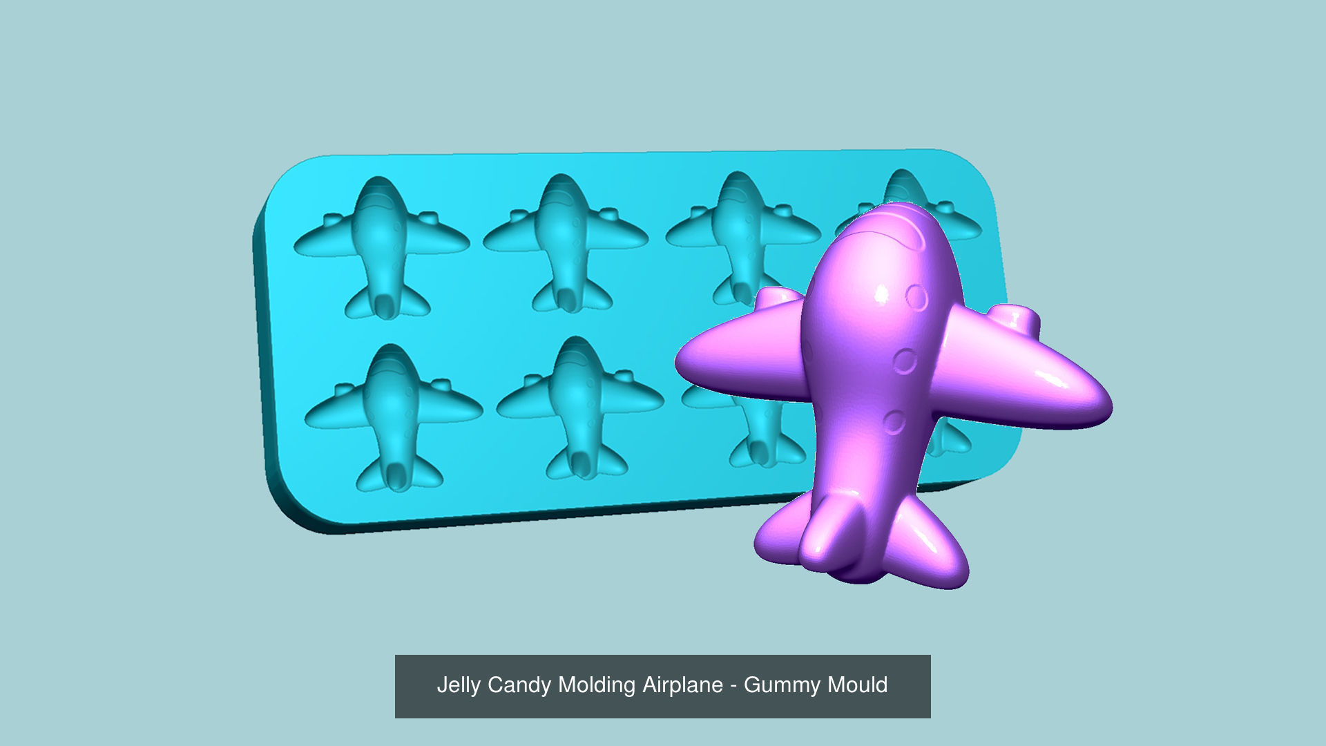 102 Jelly Candy Moldings Collection - Gummy Mould _45