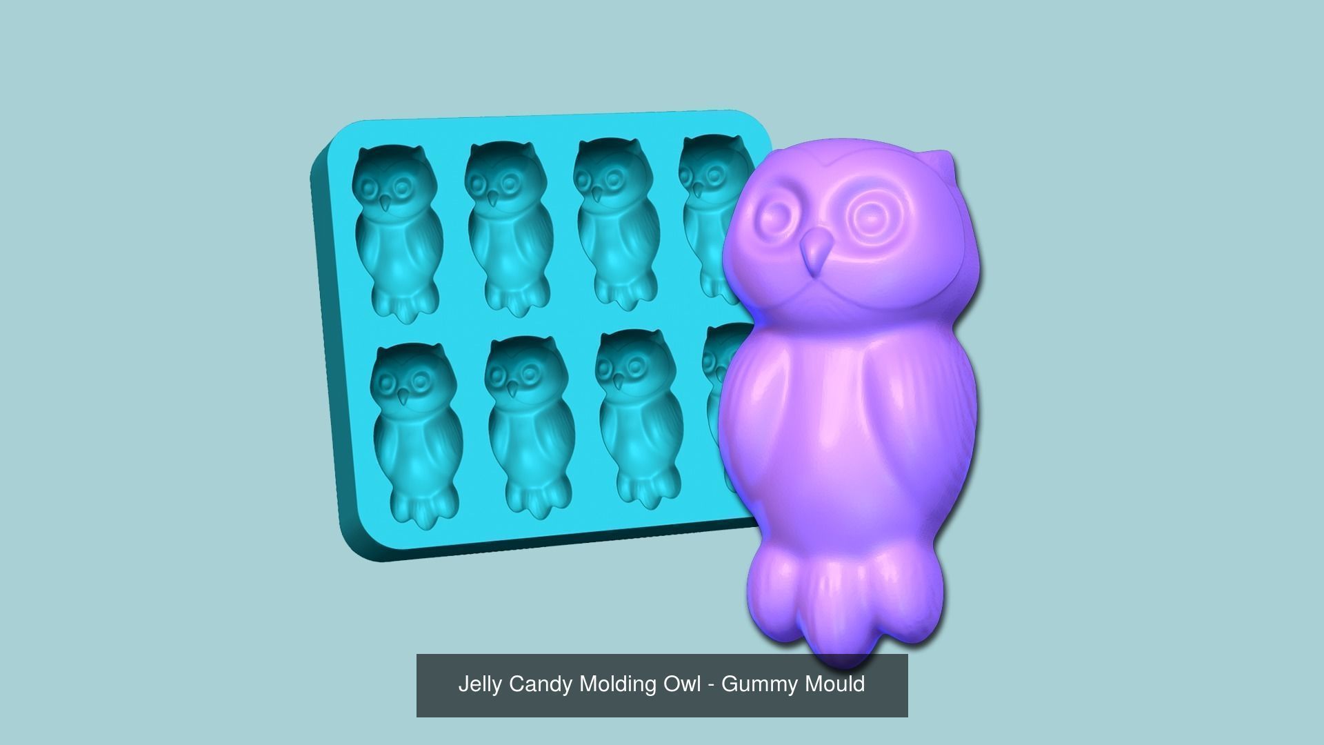 102 Jelly Candy Moldings Collection - Gummy Mould _13