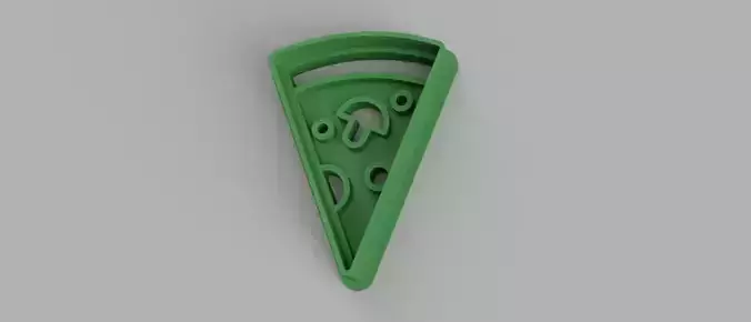 SET 3 COOKIE CUTTER 3D print model pizza