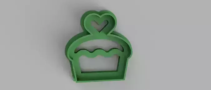 SET 5 COOKIE CUTTER 3D print model cake