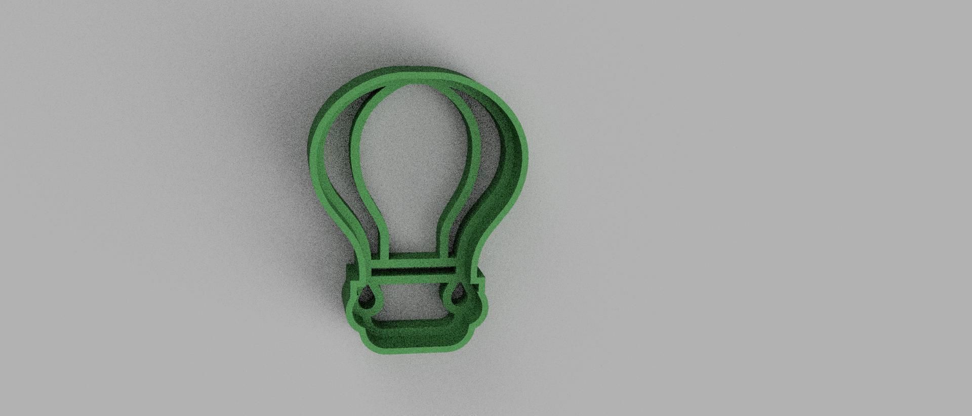 SET 4 COOKIE CUTTER 3D print model Bow Tie Balloon 3D print model_3